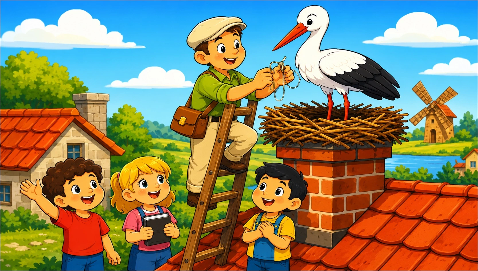 Mutlu Leylek Hikayesi Oku