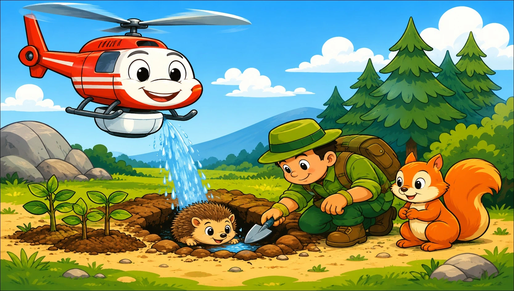 Neşeli Helikopter Hikayesi Oku